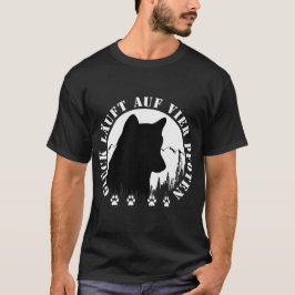 Husky-Glück läuft auf vier Pfoten T-Shirt