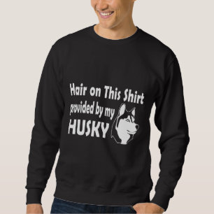 Husky Hair White Active Lång Ärmad Tröja
