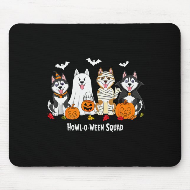 Husky Halloween Howl O Ween Squad  Musmatta (Framsidan)