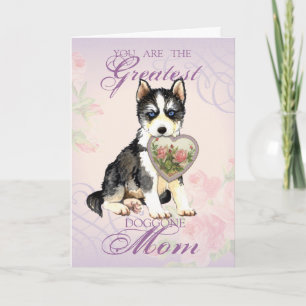 Husky Heart Mamma Kort