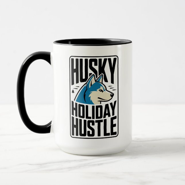 Husky Holiday Hustle-märke Mugg (Vänster)