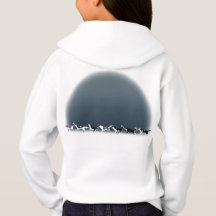 Husky Hoodie Barn Sled Hund Barn Husky Sweatshirt