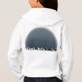 Husky Hoodie Barn Sled Hund Barn Husky Sweatshirt T Shirt