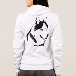 Husky Hoodiejackakvinna Hooded Husky jacka Tee Shirt