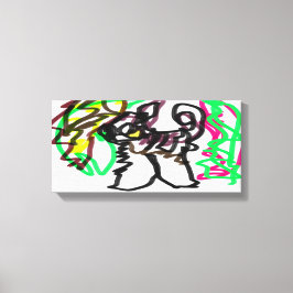 Husky-hösten Canvastryck