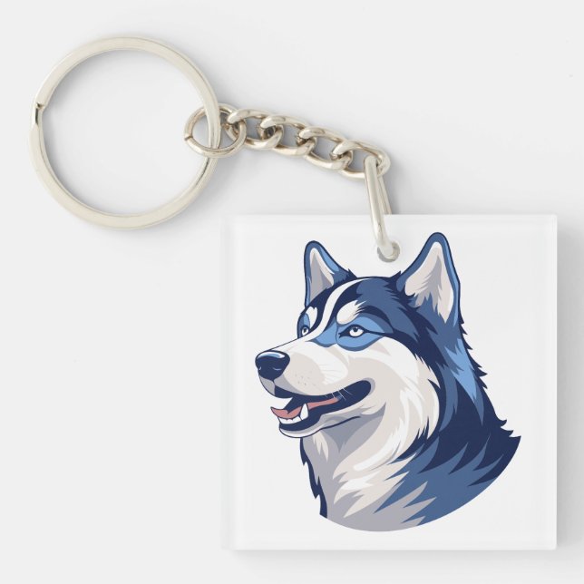 Husky Howlers Husky Hund Power Logotyp Art (Framsidan)