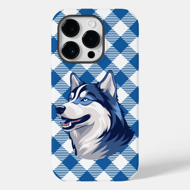 Husky Howlers Husky Hund Power Logotyp Blue (Baksida)