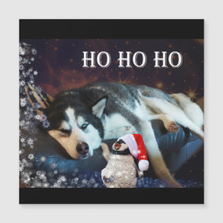 Husky Humbug jul Magnetic Card