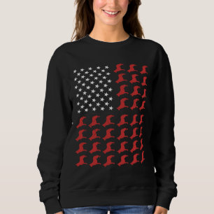 Husky Hund 4 juli USA flagga Merica Husky Hund 4t T Shirt
