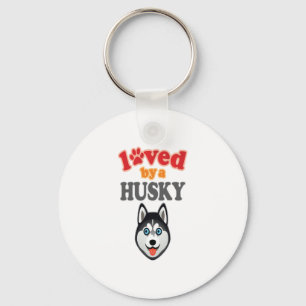 Husky Hund älskare Nyckelring