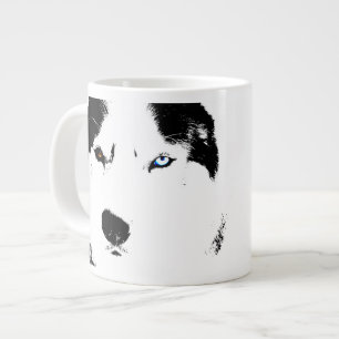 Husky Hund Coffee Mugg Siberian husky Sleg Hund Ko Jumbo Mugg
