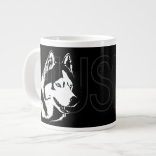 Husky Hund Coffee Mugg Siberian husky Sleg Hund Ko Jumbo Mugg
