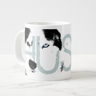 Husky Hund Coffee Mugg Siberian husky Sleg Hund Ko Jumbo Mugg