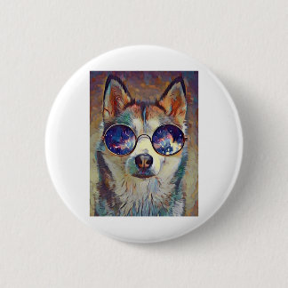 Husky hund! knapp