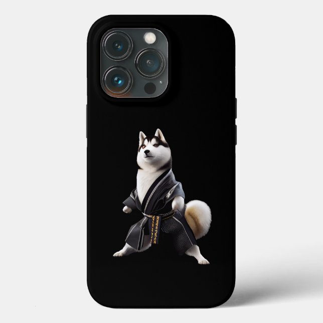 Husky Hund Knows Karate, Husky Hund Karate Player (Baksida )