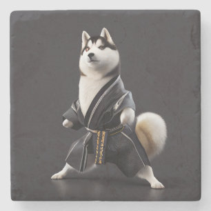 Husky Hund Knows Karate, Husky Hund Karate Player Stenunderlägg