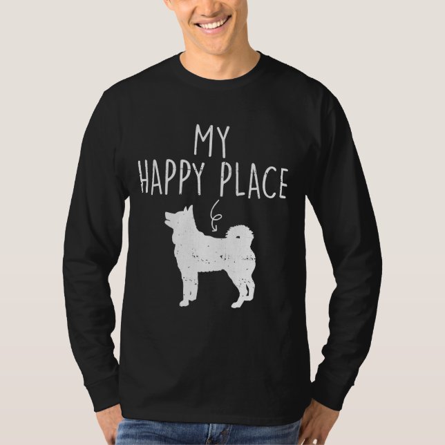 Husky Hund Mamma T Shirt (Framsida)