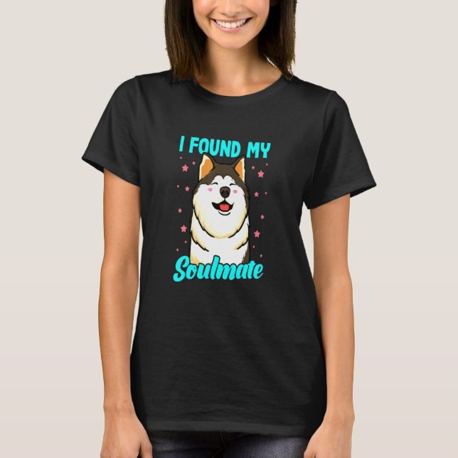Husky Hund Siberian husky Owner T Shirt (Framsida)