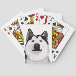 Husky Hund  Spelkort