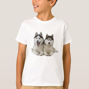 Husky hund t shirt