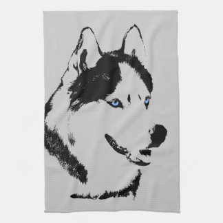 Husky Hund Towel Husky/Malamute Hund Tea Towel Kökshandduk