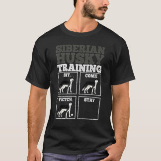Husky Hund Trainer T Shirt