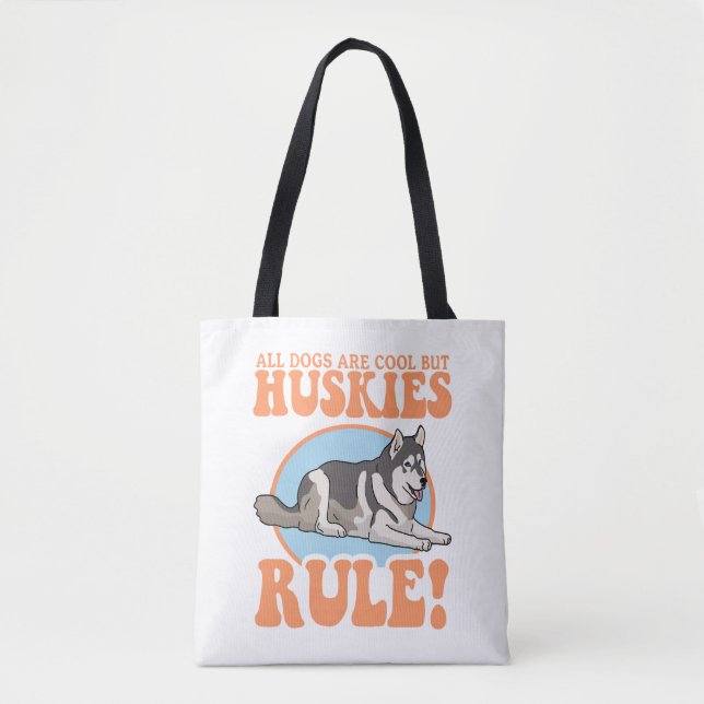 Husky Hundägare Huskies Tygkasse (Framsida)