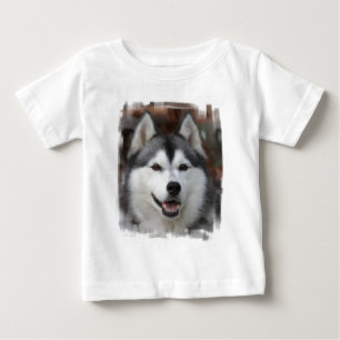 Husky hundbabyT-tröja Tee