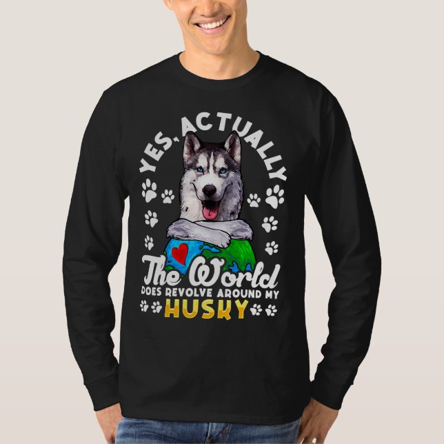 Husky Husky Husky T Shirt (Framsida)
