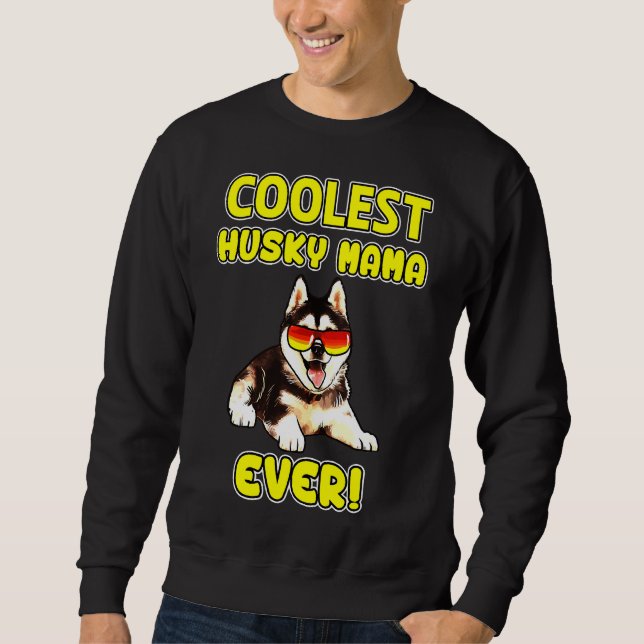 Husky Husky Mamma Lång Ärmad Tröja (Framsida)