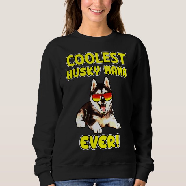 Husky Husky Mamma T Shirt (Framsida)