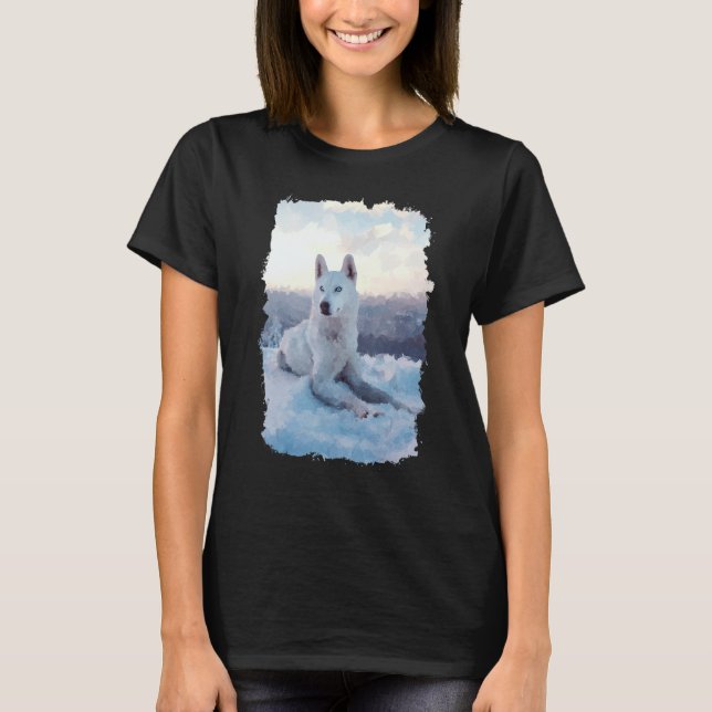 Husky  husky owner  dog t shirt (Framsida)