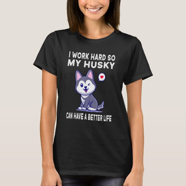 Husky Husky T Shirt (Framsida)