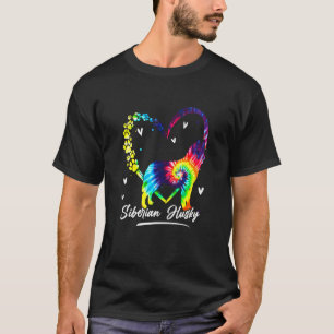 Husky Husky Tie Dye Rainbow Hund T Shirt
