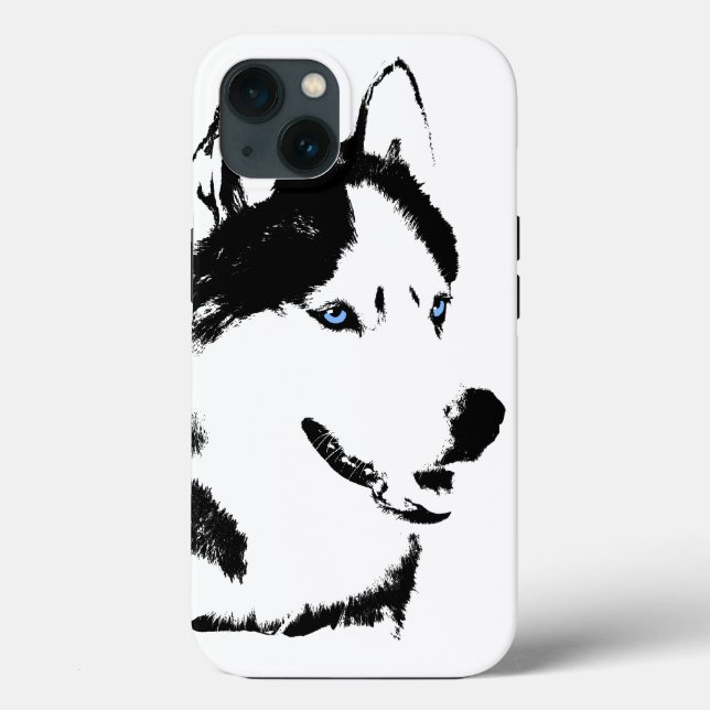 Husky iPhone-fodral Siberian Husky Malamute-fodral (Baksida)