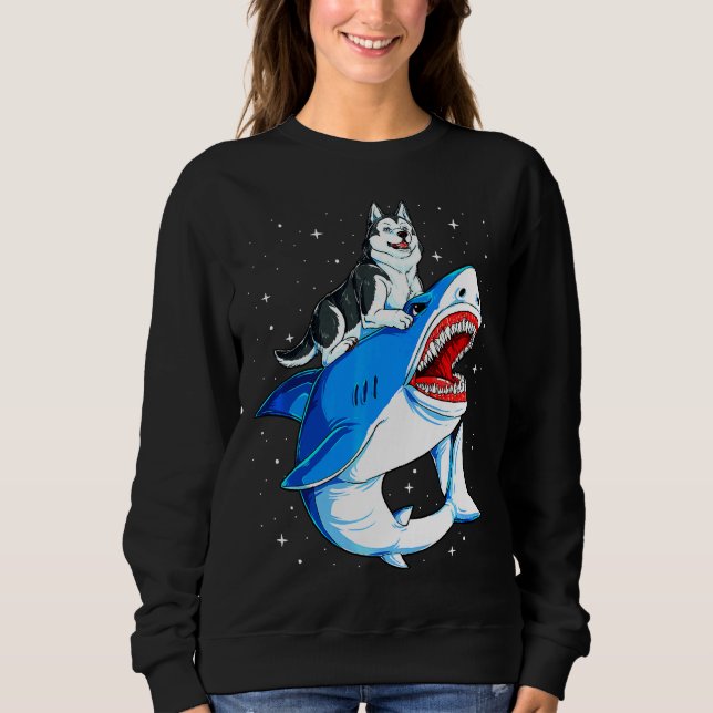 Husky Jawsome Hund Galaxy T Shirt (Framsida)