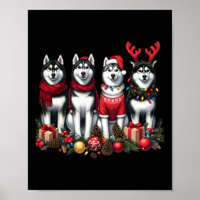 Husky-jul Poster (Framsidan)
