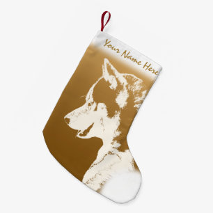 Husky jul Stocking Personlig Hund Stocking Liten Julstrumpa