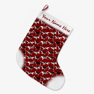 Husky jul Stocking Personlig Hund Stocking Stor Julstrumpa