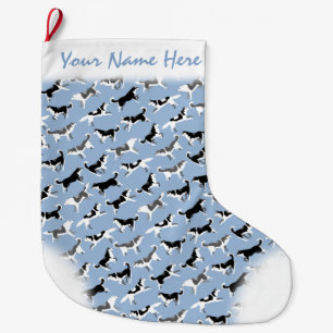 Husky jul Stocking Personlig Hund Stocking Stor Julstrumpa