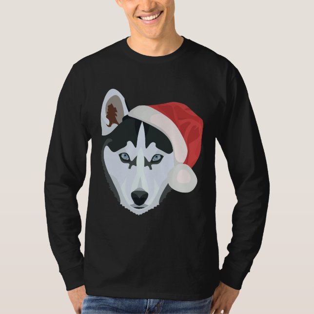 Husky-jul T Shirt (Framsida)