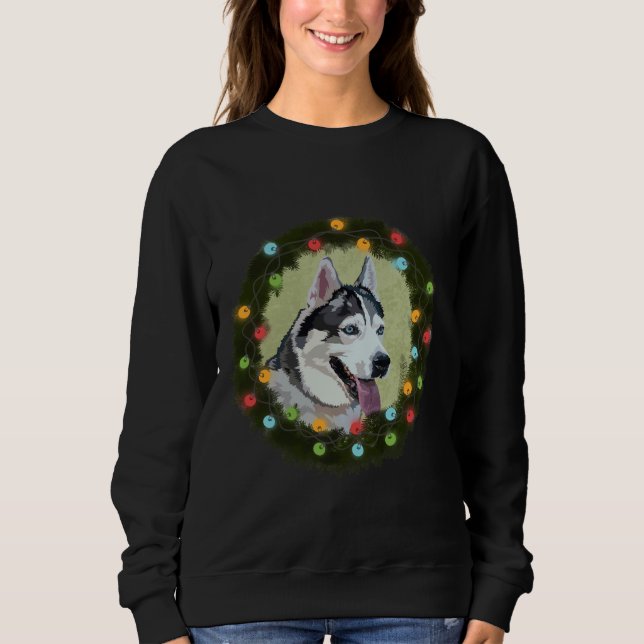 Husky-jul T Shirt (Framsida)