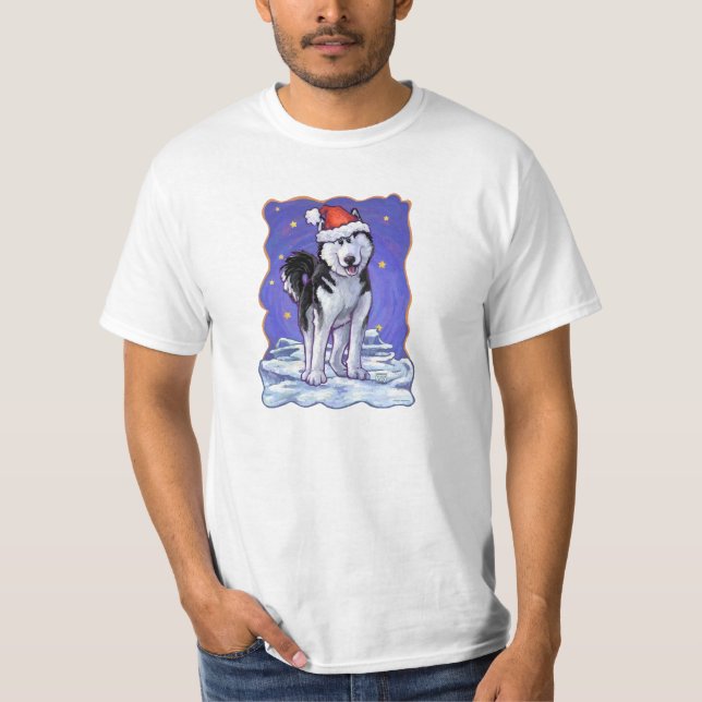 Husky-jul Tee Shirt (Framsida)