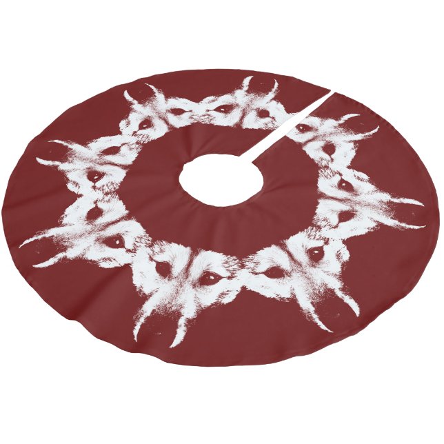 Husky julgranfilt Vargvalp Trädskördar Julgransmatta Borstad Polyester (Vinklad)