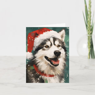 Husky Julpensel, målning av teckningar Kort