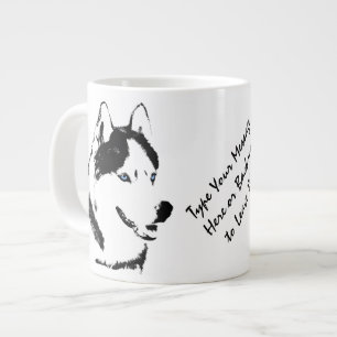 Husky Jumbo Mugg Siberian husky Kopp Personlig