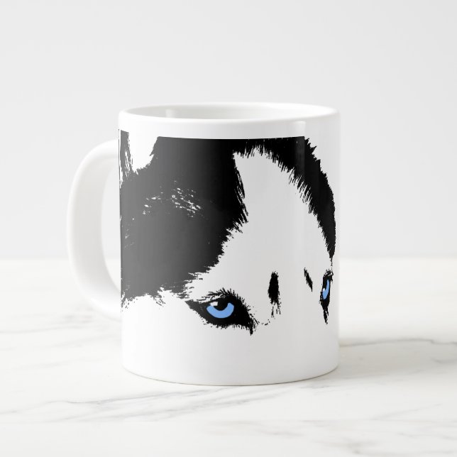 Husky Jumbo Mugg Siberian husky Kopp Personlig (Framsida vänster)