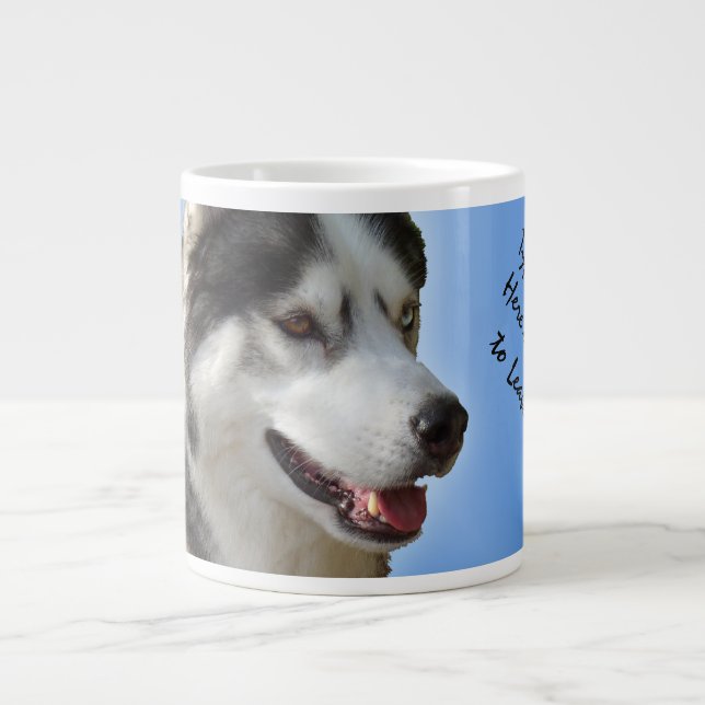 Husky Jumbo Mugg Siberian husky Kopp Personlig (Framsidan)