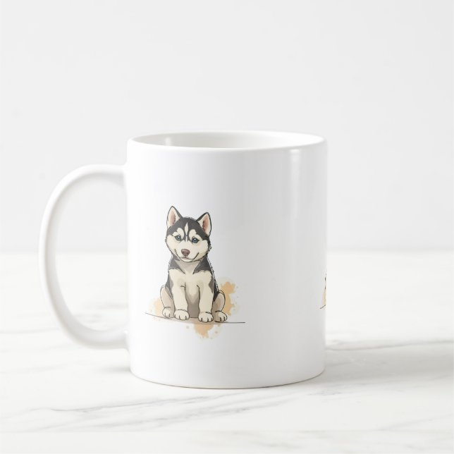 husky kaffemugg (Vänster)