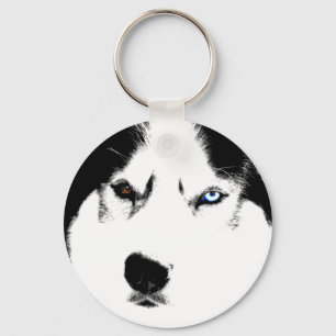 Husky Keychain Siberian husky Malamute Gifts Nyckelring